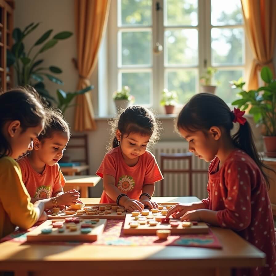 Pre-Primary program at Akshara Montessori