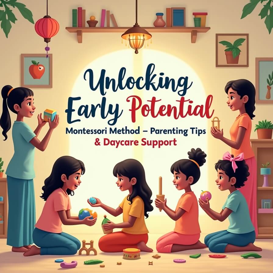 Unlocking Early Potential: Montessori Methods, Parenting Tips & Daycare Support in Hosur